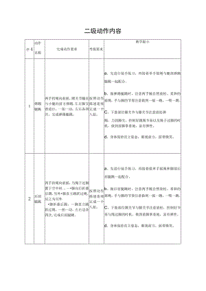 花样跳绳二级动作内容.docx