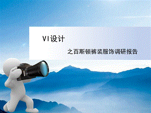 VI设计调研之百斯顿.ppt