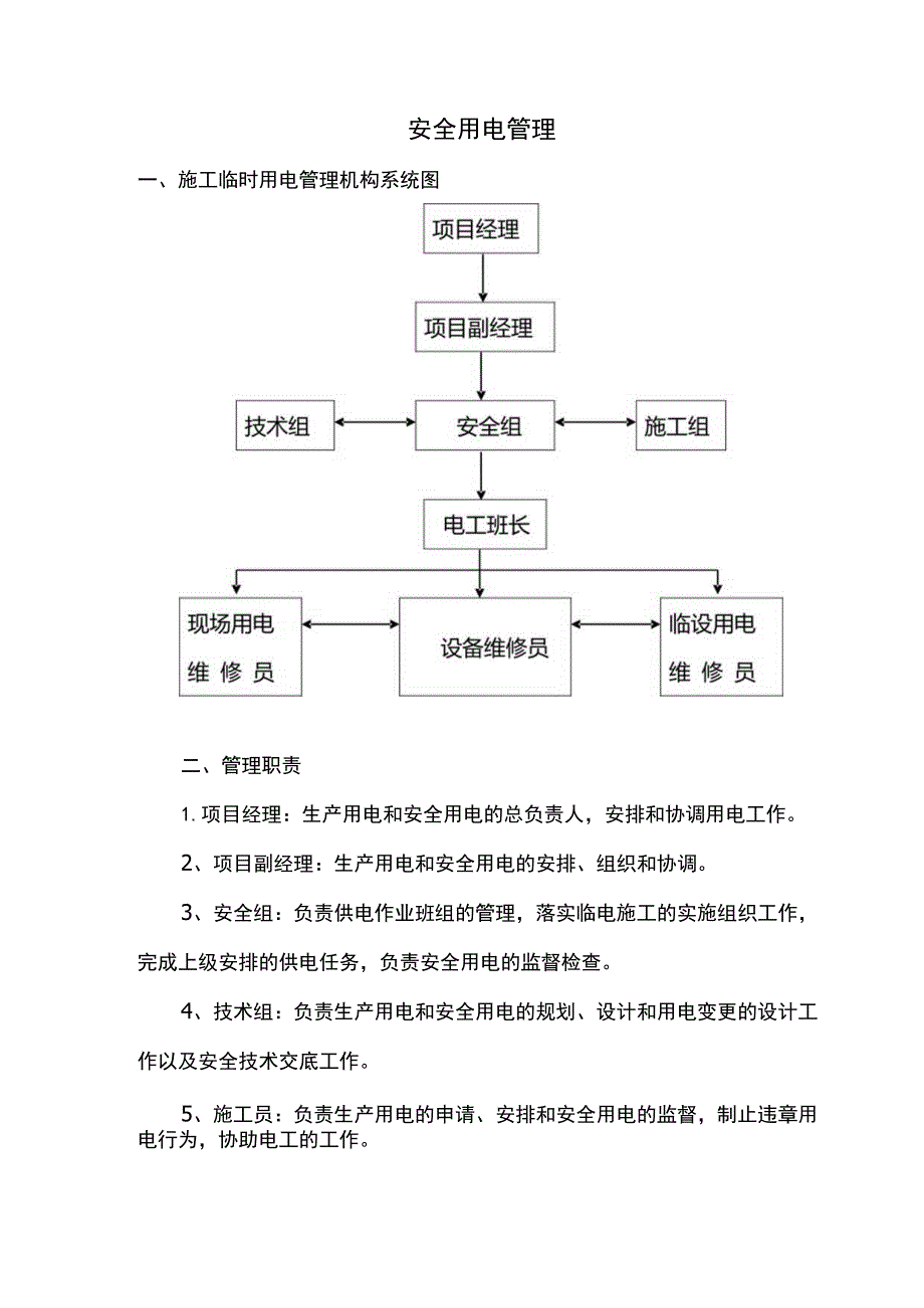 安全用电管理.docx_第1页