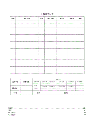 质量环境手册(ISO9001与ISO14001二合一版管理手册).docx