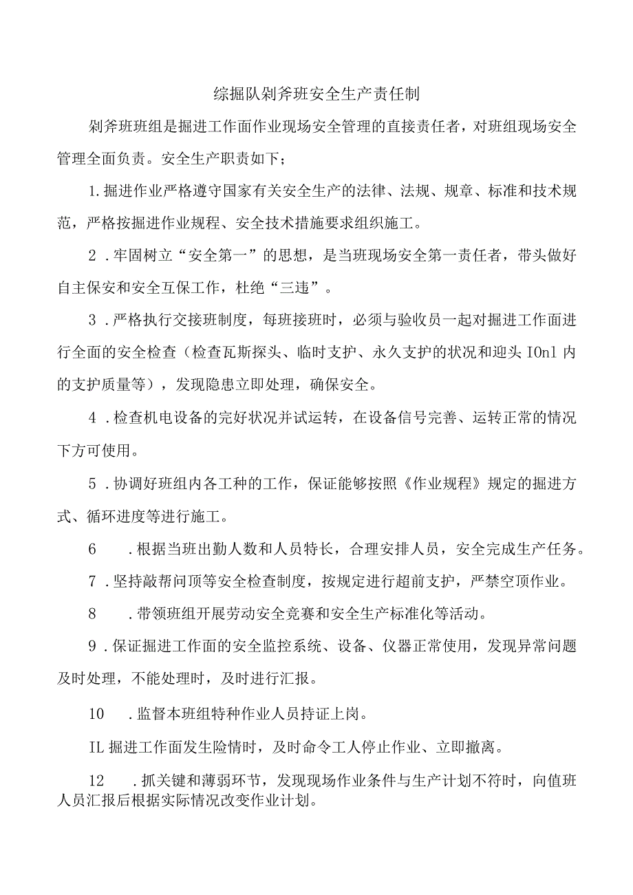 综掘队剁斧班安全生产责任制.docx_第1页