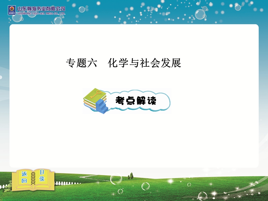 中考化学专题六化学与社会发展.ppt_第1页