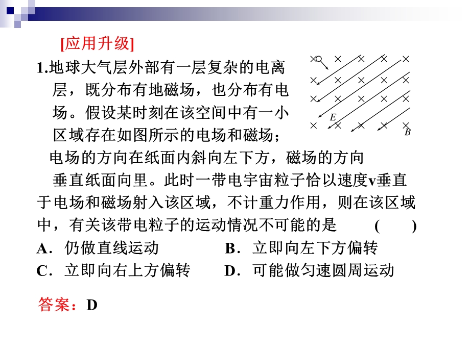 一轮复习带电粒子在复合场中的运动.ppt_第3页