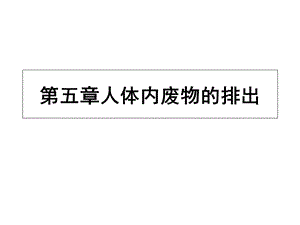 人教版七年级生物下册课件-4.5人体内废物的排出(共25张).ppt