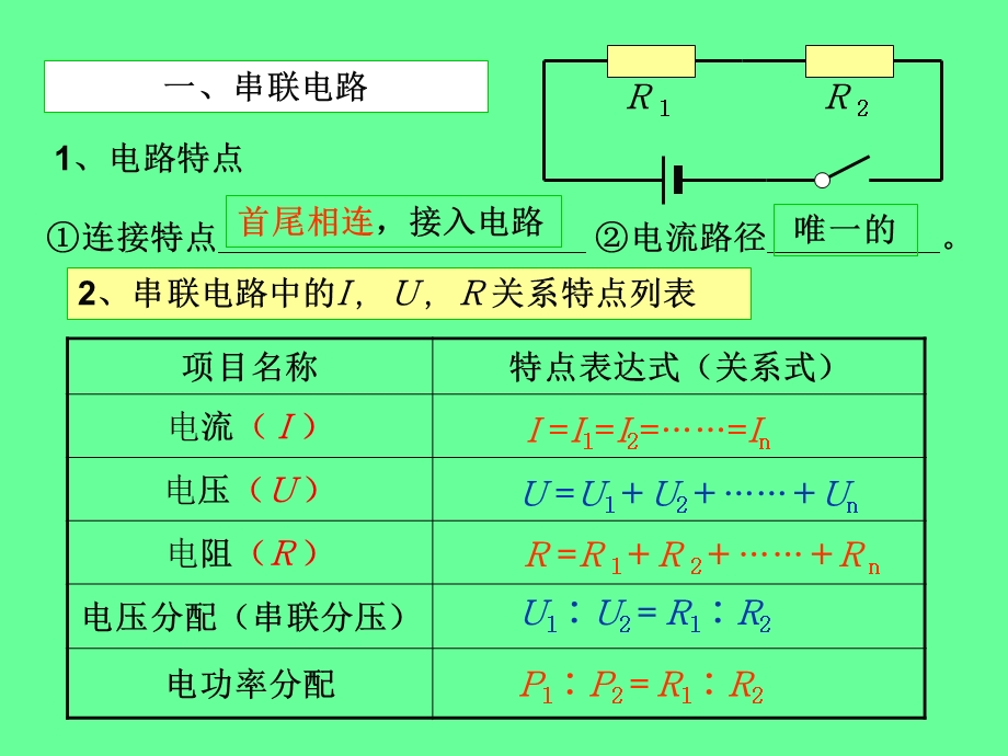 中考物理串并联电路分析与计算.ppt_第2页