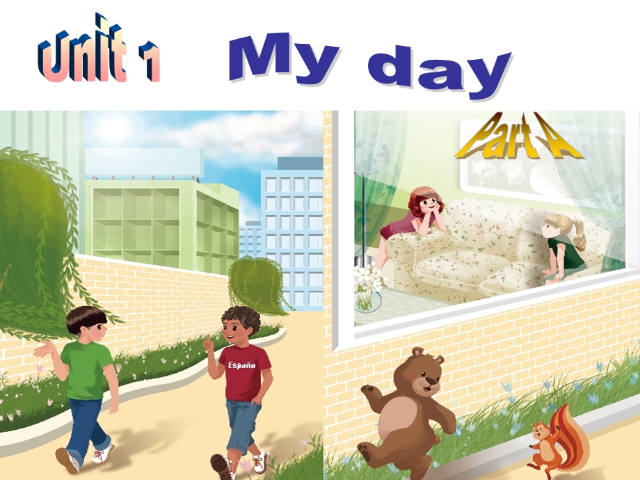 五年级新教材unit1myday.ppt_第2页