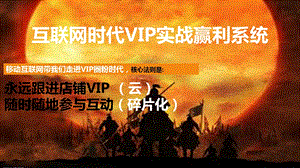 互联网时代VIP实战赢利系统.ppt