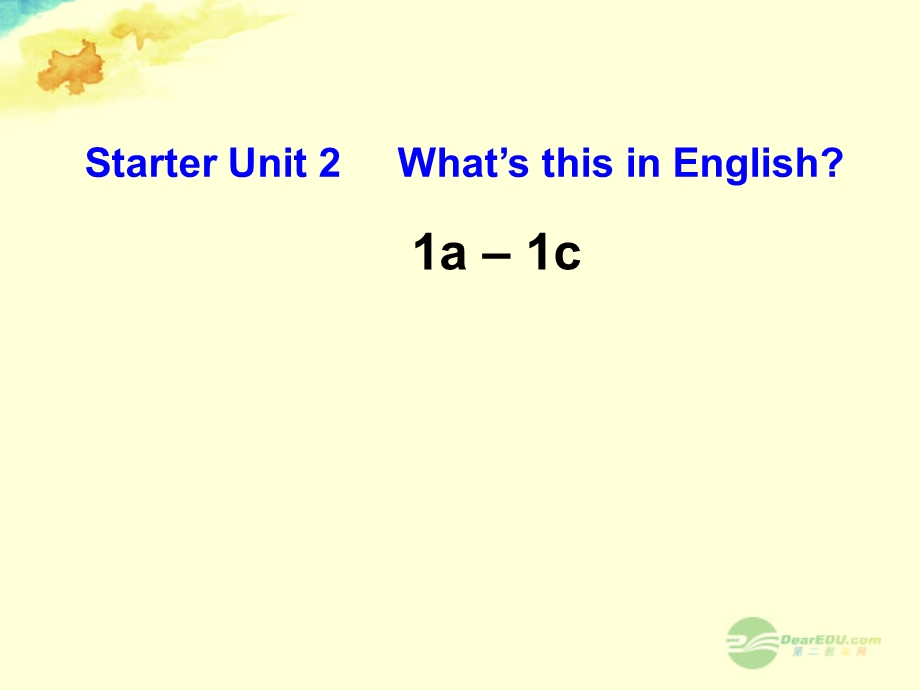 七年级上册英语starterunit2(1a-1c).ppt_第1页