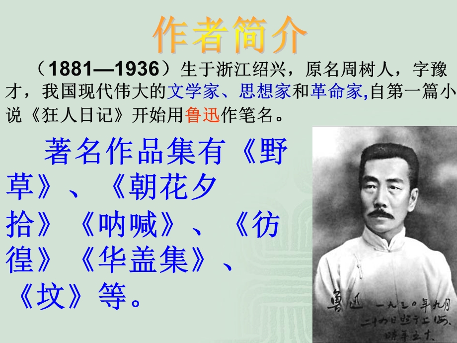 九年级语文《故乡》教学课件人教版教学ppt.ppt_第3页