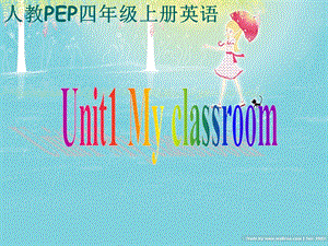 人教PEP)四年级英语上册课件Unit.ppt