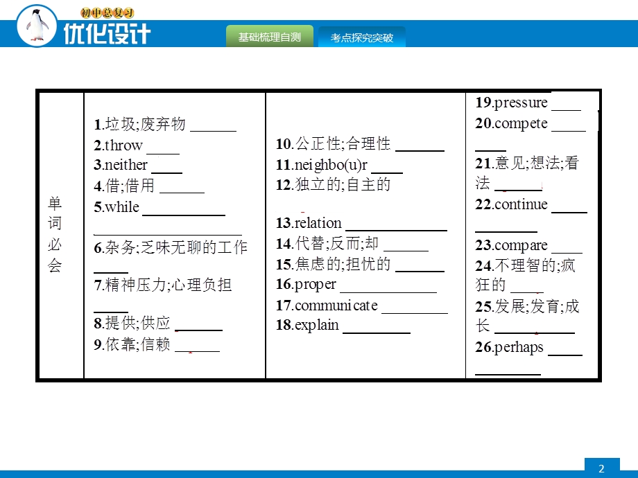 中考英语总复习优化设计第11课时.pptx_第2页