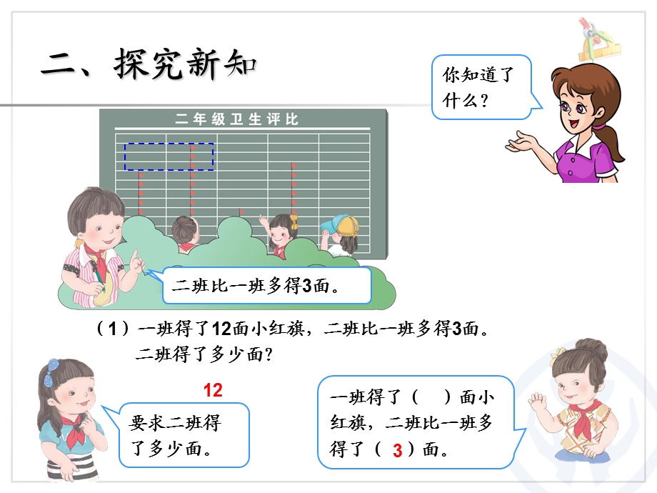 人教版二年级数学上册第二单元例4解决问题.ppt_第3页