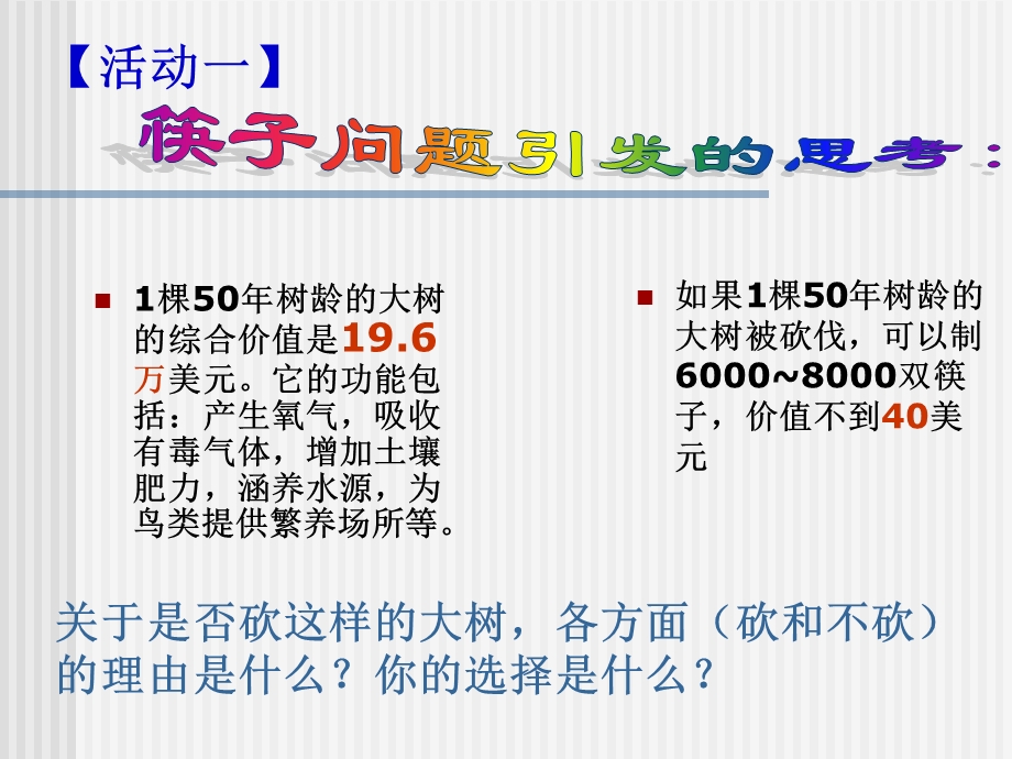 人教版九年级第四课第三框实施可持须发展战略.ppt_第2页