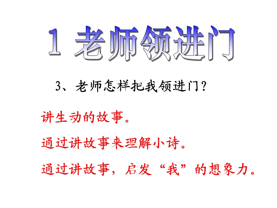 人教版三年级语文老师领进门课件.ppt_第3页