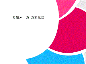 专题六力力和运动.ppt