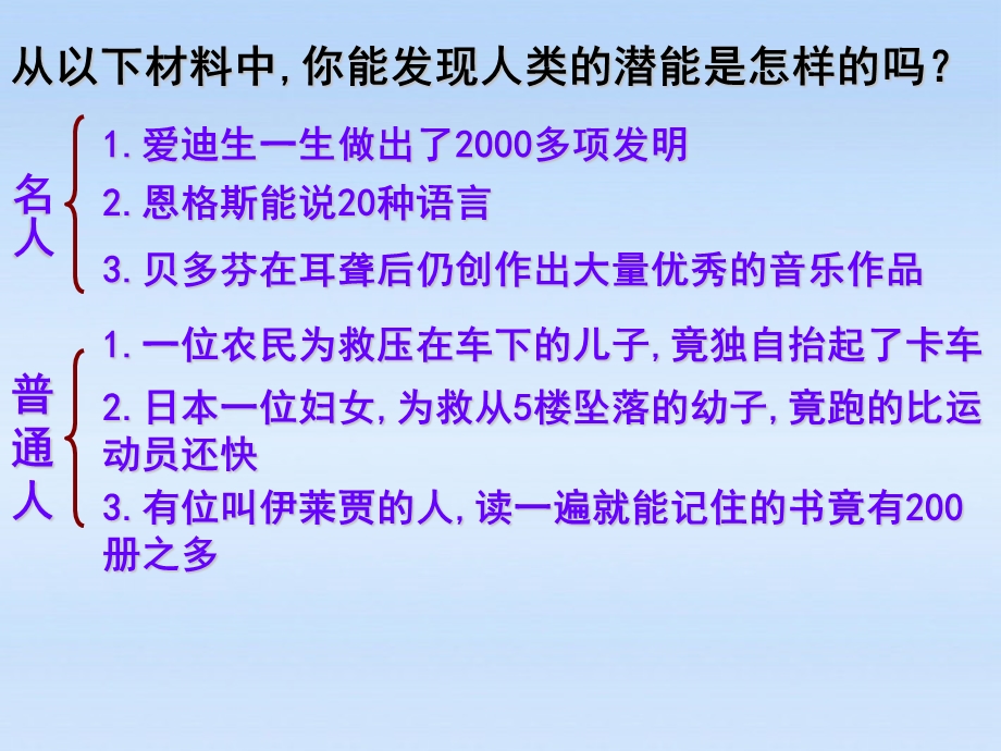 七年级政治上册5.2《发掘自身的潜能》课件人教新课标版.ppt_第2页