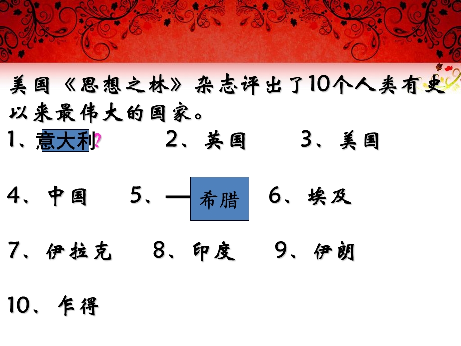 人民版民主政治的摇篮-古代希腊.ppt_第1页