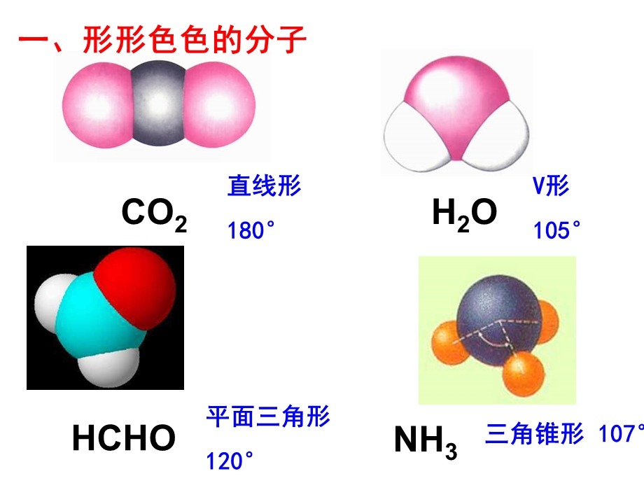 分子的立体构型(1、2、3课时修改).ppt_第2页