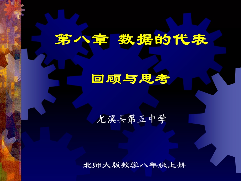 八上数学第六章《数据的分析》回顾与思考.ppt_第1页