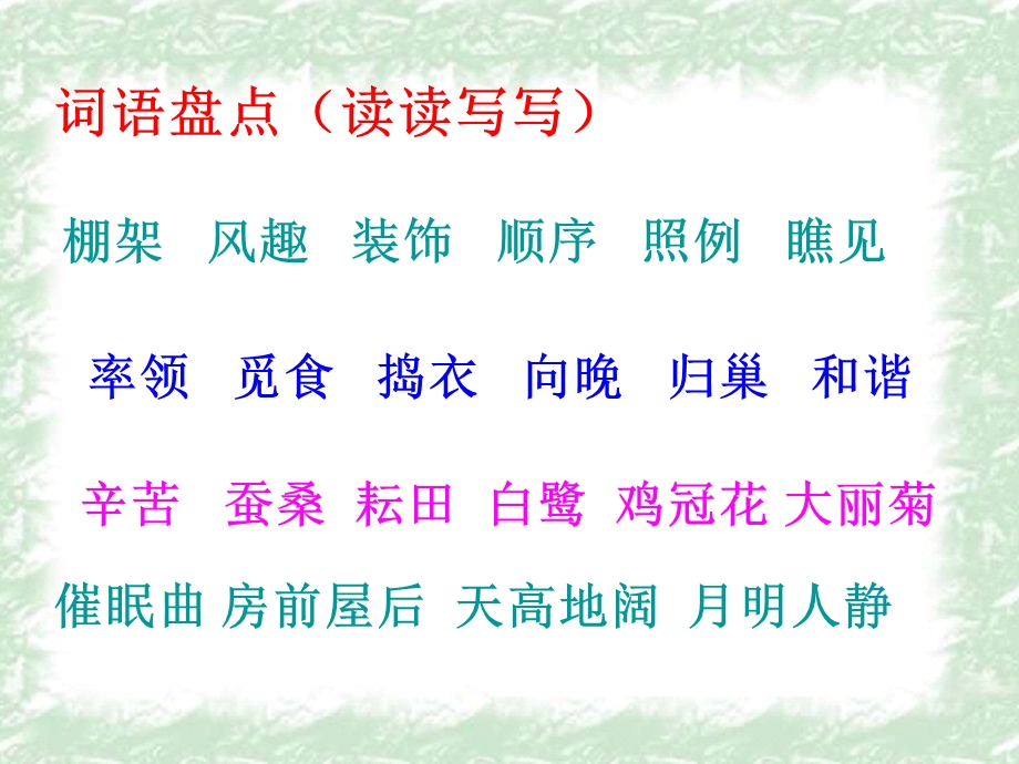 人教版四年级下册语文第六单元语文园地六我的发现、日积月累.ppt_第3页