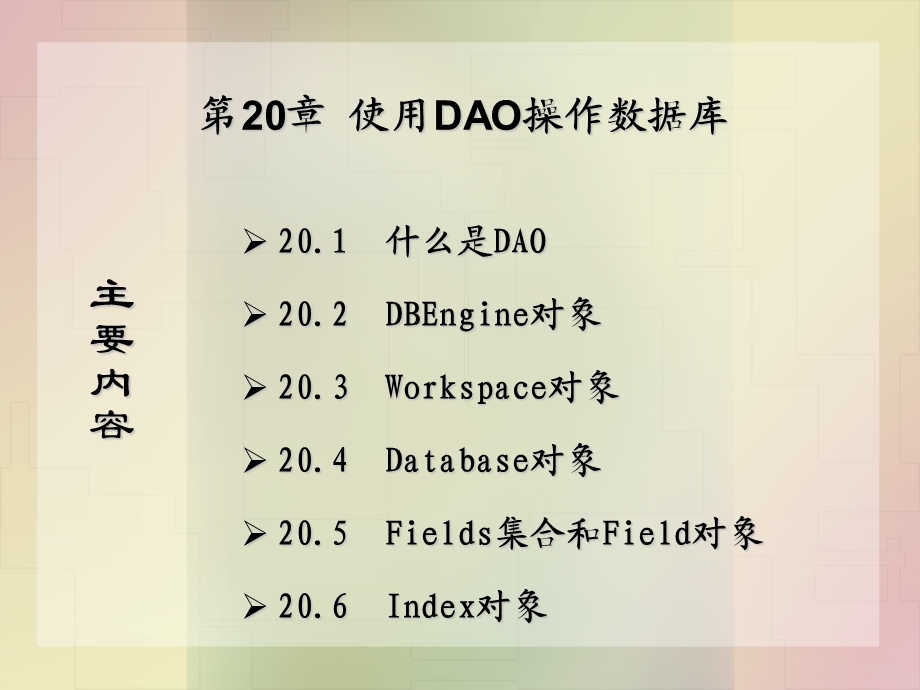 使用DAO操作数据库.ppt_第1页