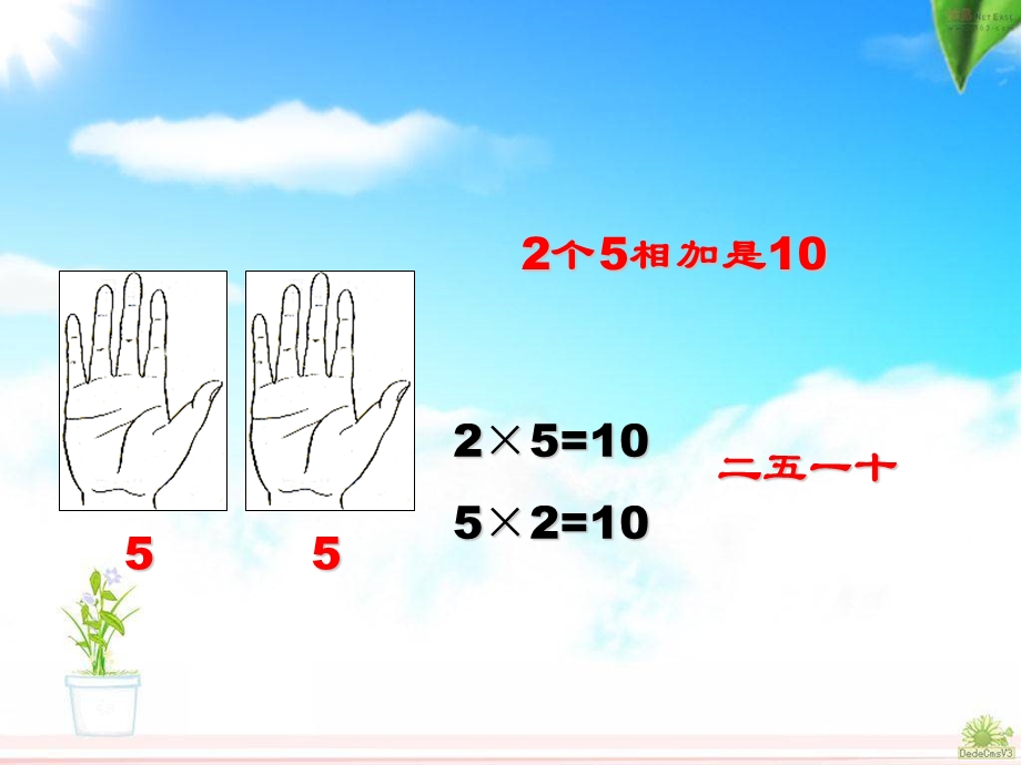 人教版数学二年级上册《5的乘法口诀》.ppt_第3页