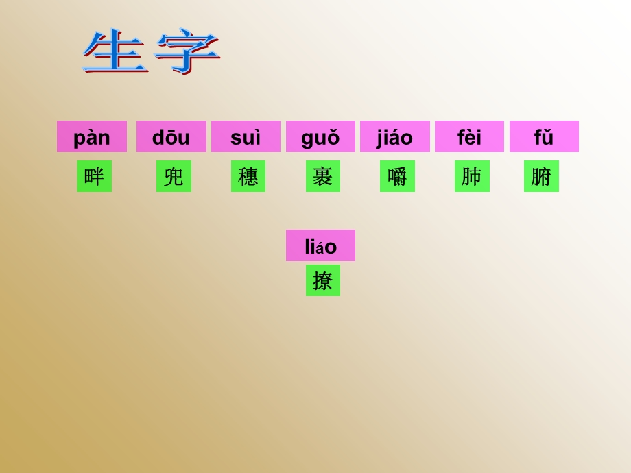 人教版四年级下册《麦哨》字词闯关.ppt_第1页