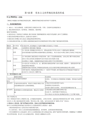第12课资本主义世界殖民体系的形成.docx