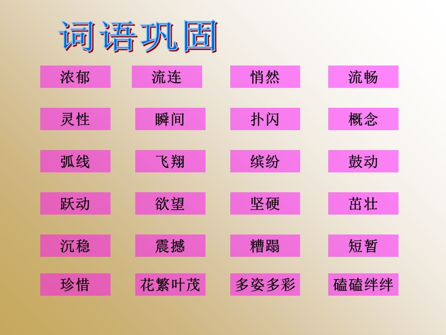 人教版四年级下册《语文园地五》字词闯关.ppt_第1页