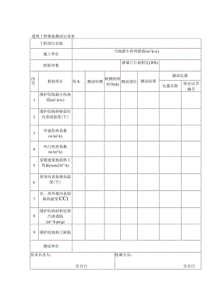 建筑工程保温测试记录表.docx