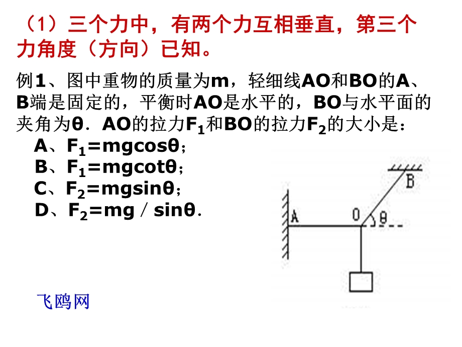 共点力作用下物体的平衡的应用.ppt_第3页