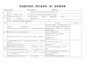 美容医疗机构、医疗美容科（室）资质复核表1-2-10.docx