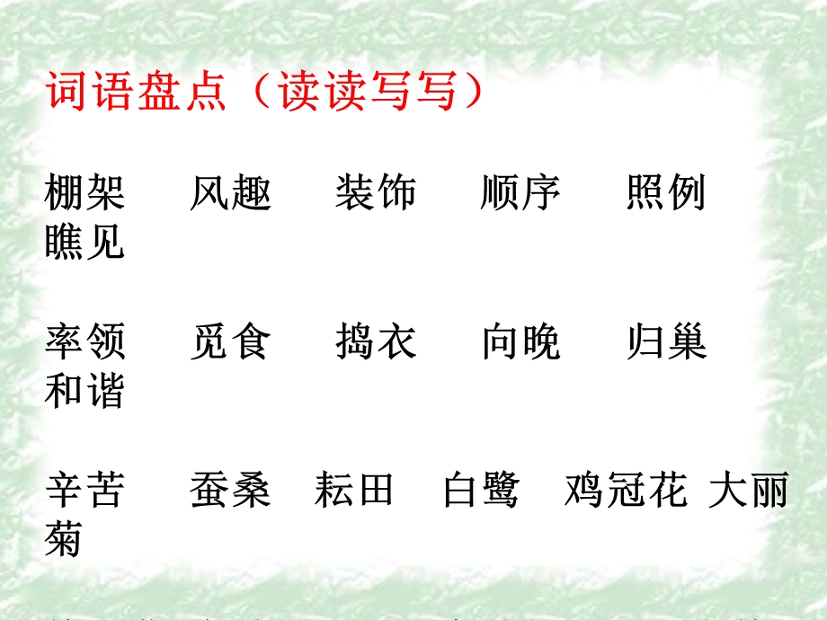 人教版四年级下册语文第六单元语文园地六 我的发现、日积月累.ppt_第2页