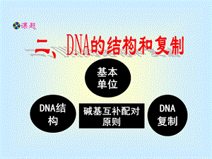 人教版教学课件人教必修二DNA分子的结构.ppt