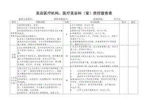 美容医疗机构、医疗美容科（室）质控督查表2-4-16.docx