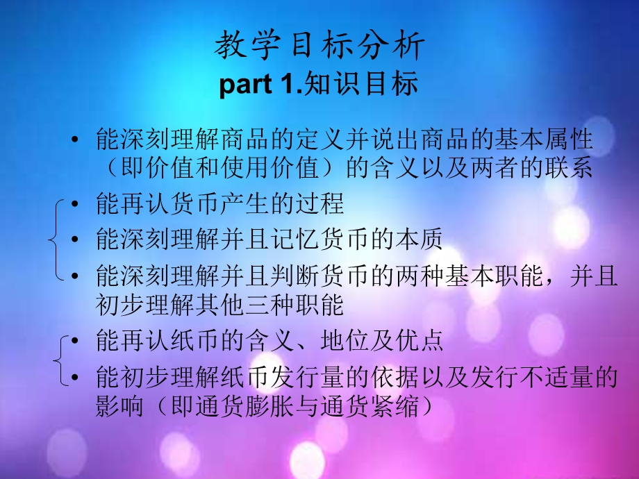 人教版高一《思想政治》经济生活第一课教材分析.ppt_第2页