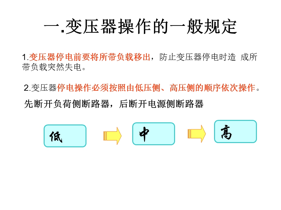 变压器由运行转检修.ppt_第2页