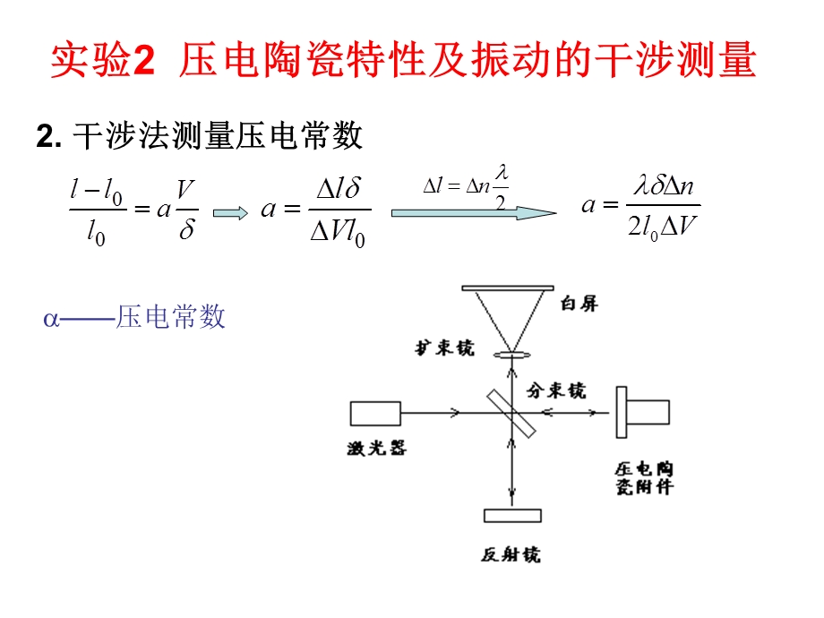 实验2压电陶瓷特性及振动的干涉测量.ppt_第3页