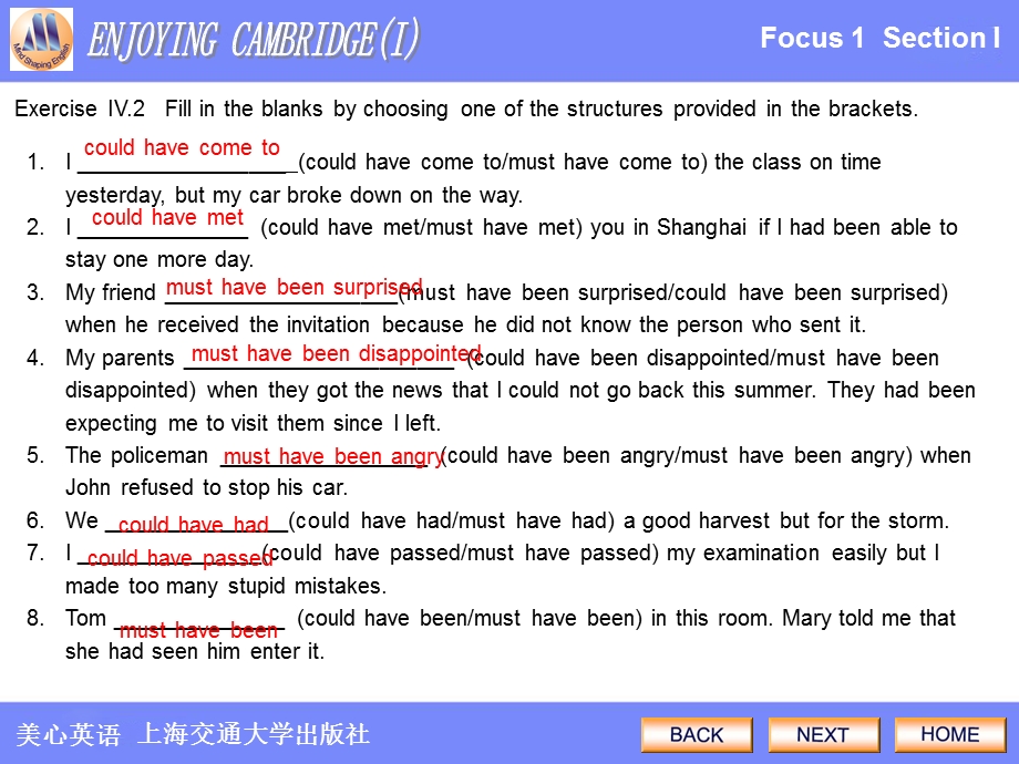 实用英语第一册unit4课后答案.ppt_第3页