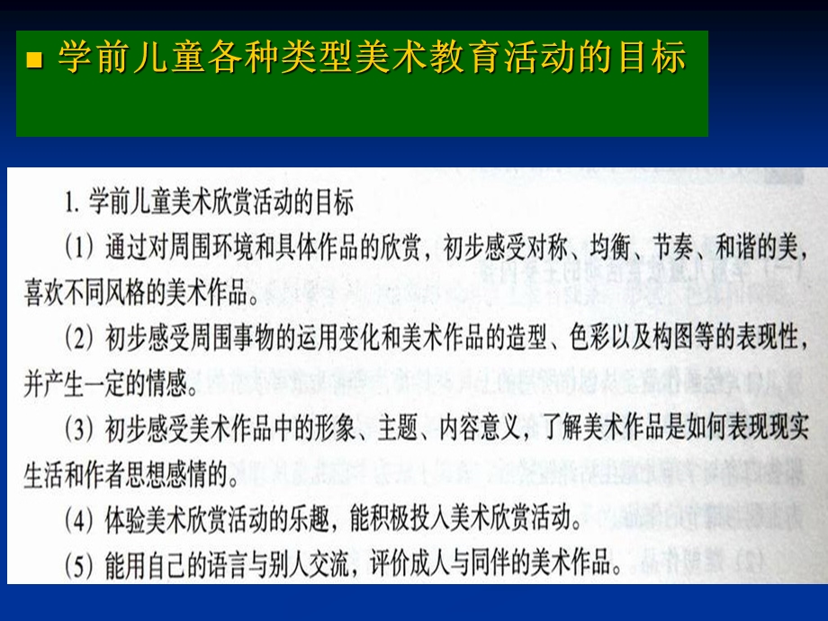 学前儿童各类型美术活动的目标设计.ppt_第1页