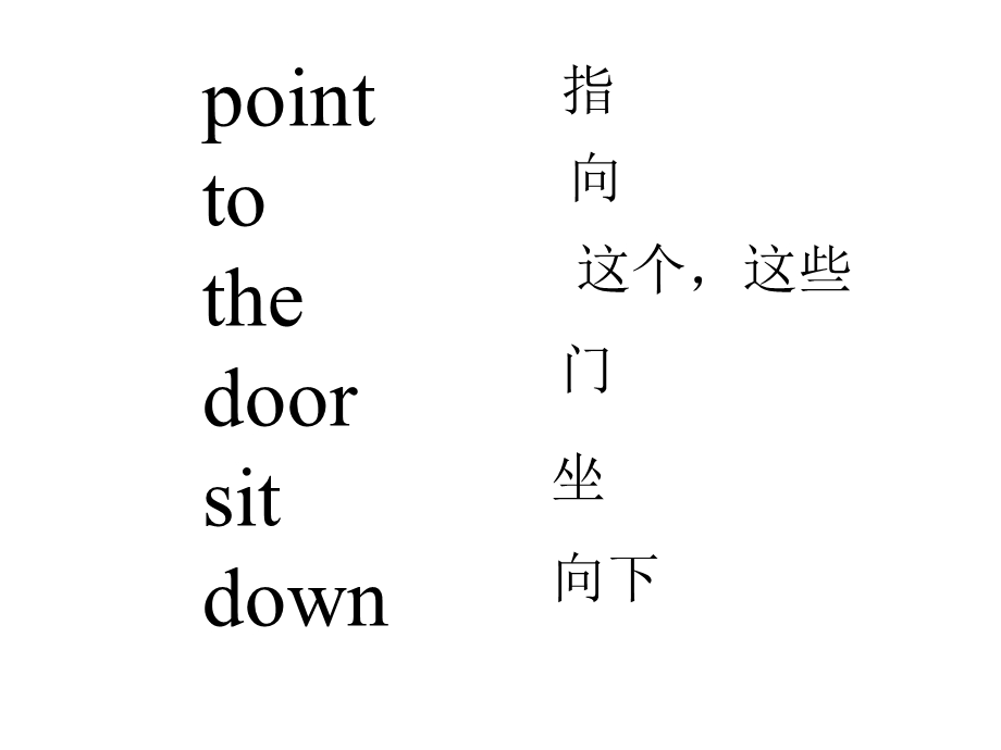 外研版三起三年级英语上册M1-M4单词.ppt_第3页