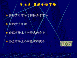 国际金融课件第七章国际金融市场.ppt