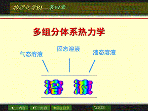 大学物理化学经典课件4-3-多组分体系热力学.ppt