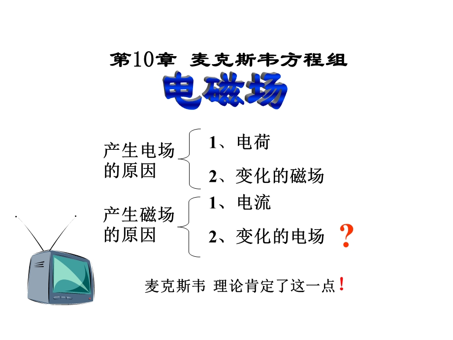 大学物理二第二篇第10章麦克斯韦方程组.ppt_第2页