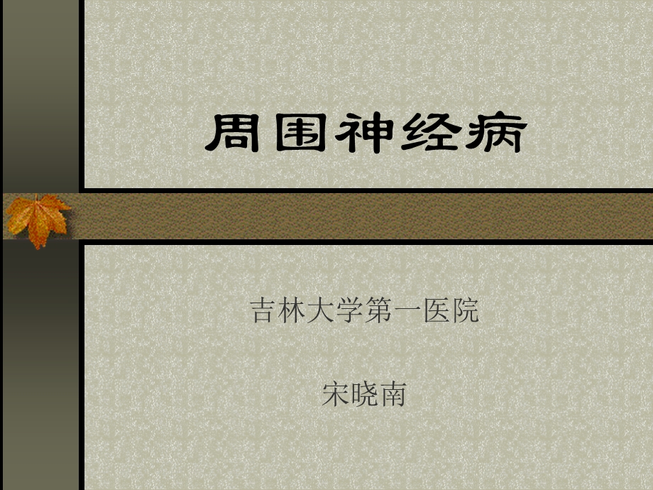 周围神经病图谱文稿.ppt_第1页