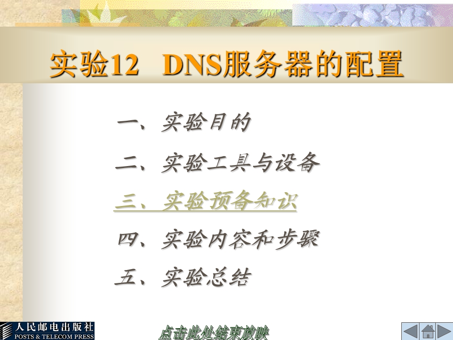 实验12 DNS服务器的配置.ppt_第1页