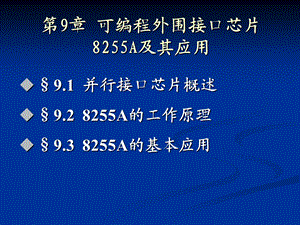 可编程芯片8255A及其应用.ppt