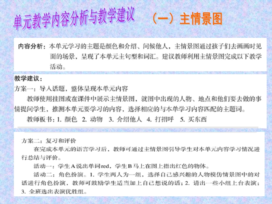 小学英语三年级上册第二单元单元分析.ppt_第3页