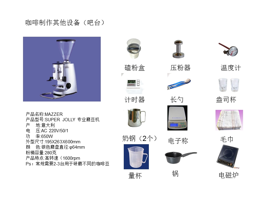 咖啡厅开店需要的产品.ppt_第3页