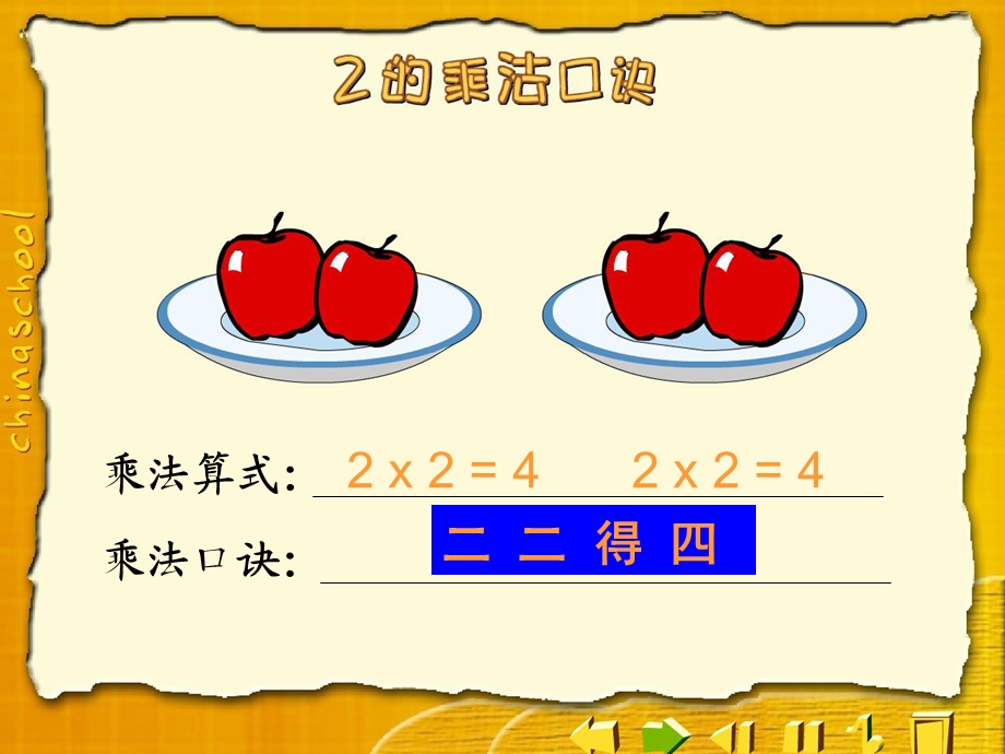 小学二年级《3、4的乘法口诀》数学课件.ppt_第3页